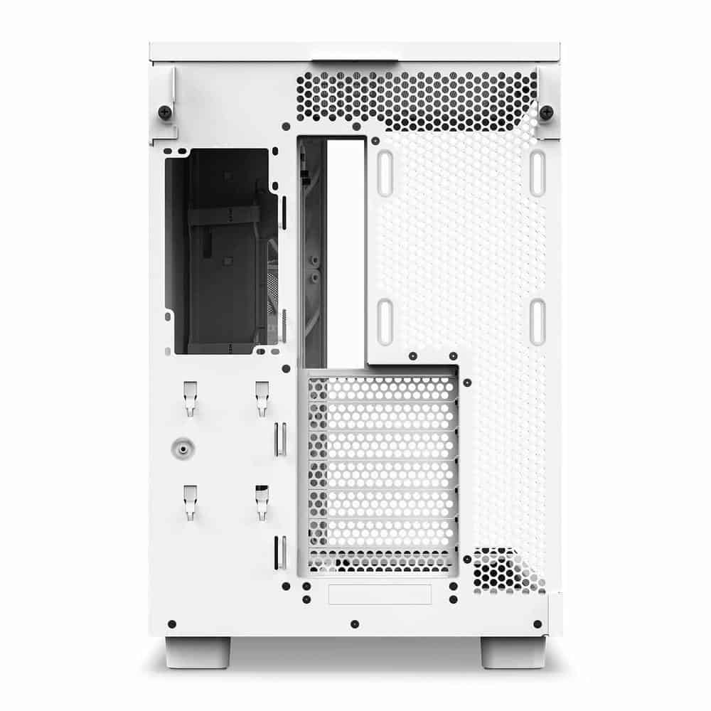 (image for) NZXT H6 Flow White Compact Dual-Chamber Tempered Glass PC Case